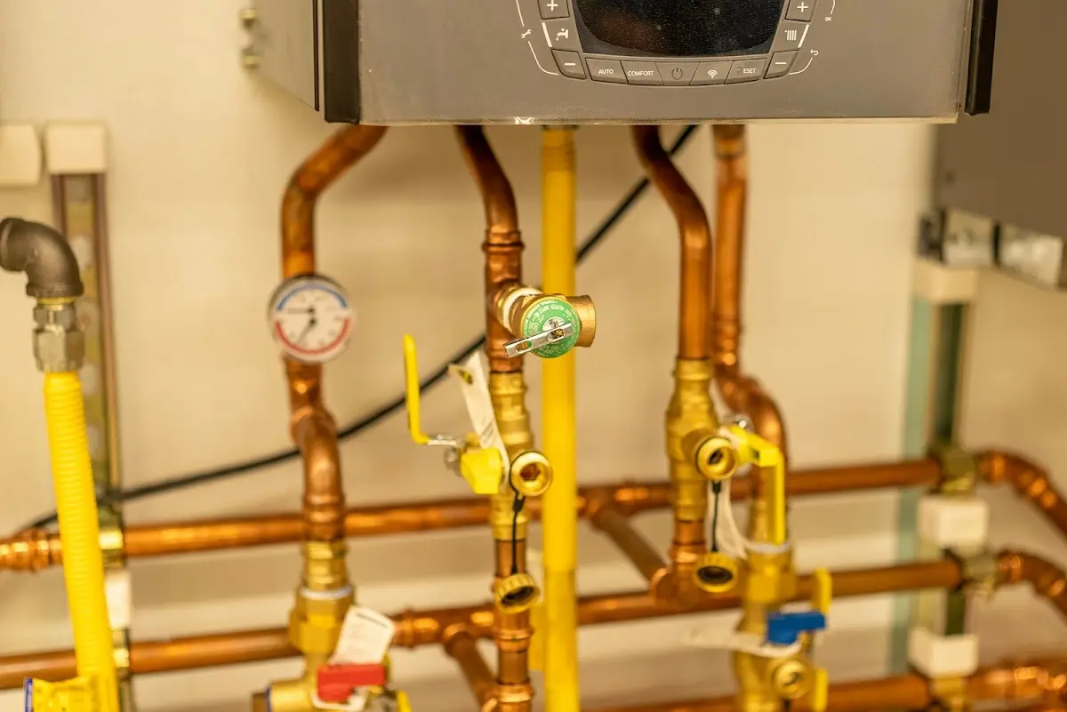 Licensed technician providing Water Heater Installation for a homeowner in Barnesville